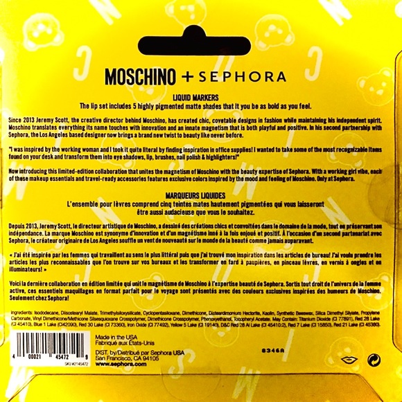 MOSCHINO x SEPHORA LIMITED EDITION LAPTOP EYESHADOW PALETTE—NEW - Picture 3 of 15